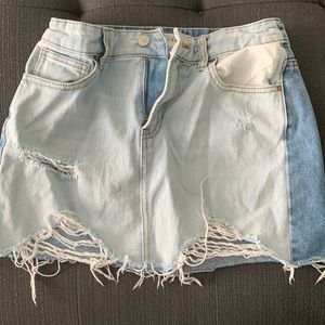 PacSun Jean Mini Skirt